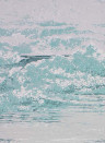 Tapete Marmara von Osborne & Little - Aqua/ Pale Grey