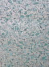 Tapete Ebru von Osborne & Little - Metallic Gilver/ Aqua