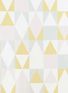 Tapete Alice von Majvillan - Soft Pink/ Yellow/ Grey
