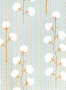 Tapete Sweet Cotton von Majvillan - Soft Blue/ Grey/ Brown