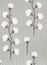 Tapete Sweet Cotton von Majvillan - Soft Grey/ Black