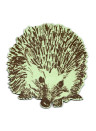 Sian Zeng Magnet Hedgehog - Hedgehog Round Green