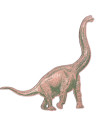 Magnet Diplo Dino von Sian Zeng - Pink