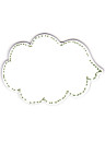 Sian Zeng Magnet Thought & Speech Bubbles Speech Bubble Green