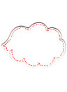 Sian Zeng Magnet Thought & Speech Bubbles Speech Bubble Pink