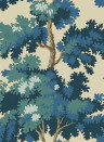 Baumtapete Raphael von Sandberg - Blue