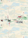 Sanderson Wallpaper Sail Away Sea Green