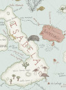 Sanderson Carta da parati Galapagos - Ocean Blue