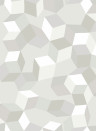 Cole & Son Papier peint Puzzle - White on White