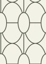 Cole & Son Papier peint Riviera - Black/ White
