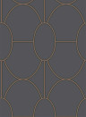 Cole & Son Papier peint Riviera - Charcoal