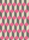 Cole & Son Papier peint Delano - Pink & Black