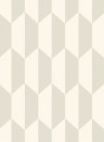 Cole & Son Wallpaper Tile White & Stone