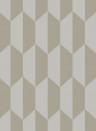 Cole & Son Wallpaper Tile Grey/ Gold