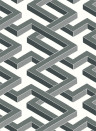 Cole & Son Papier peint Luxor - Black/ White