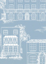 Little Greene Wallpaper Hampstead James Blue