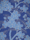 Little Greene Wallpaper Camellia Smalt