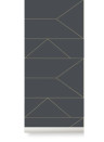 Tapete Lines von Ferm Living - Graphite