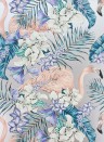 Matthew Williamson Wallpaper Club Metallic Lavender/ Ivory/ Electric Blue