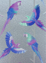 Tapete Arini von Osborne & Little - Metallic Silver/ Purple
