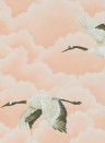 Harlequin Wallpaper Cranes in Flight Blush