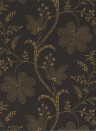 Tapete Bedford Square von Little Greene - Ebony Gold