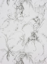 Nina Campbell Wallpaper Barbary Toile Charcoal