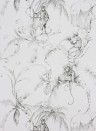 Nina Campbell Papier peint Barbary Toile - Charcoal