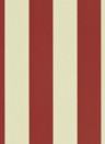 Ralph Lauren Papier peint Spalding Stripe - Red/ Sand