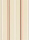 Ralph Lauren Wallpaper Dunston Stripe Vermillion