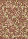 Morris & Co. Tapete Seaweed - Red/ Gold