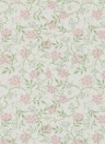 Morris & Co Carta da parati Jasmine - Blossom Pink/ Sage