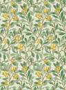 Morris & Co Tapete Arbutus - Sage/ Lemon