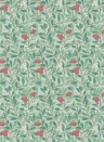 Morris & Co Wallpaper Arbutus Thyme/ Coral