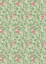 Morris & Co. Tapete Arbutus - Olive/ Pink