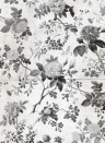 Rebel Walls Mural Rosegarden Black/ White