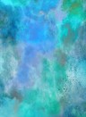 Rebel Walls Mural Colour Clouds Blau/ Grün