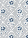 Little Greene Wallpaper Whitehall Prussian