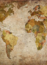 Wandbild World Map von Rebel Walls - Classic