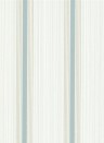 Little Greene Papier peint Cavendish Stripe - Brush Blue