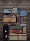 Rebel Walls Papier peint panoramique Stacked Suitcases - Pile