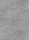Silver Grey Brick Wallpaper von NLXL Tapeten