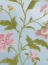 Little Greene Wallpaper China Rose Blue Lustre
