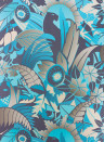 Osborne & Little Wallpaper Fantasque Turquiose/ Teal/ Bronze