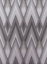 Osborne & Little Wallpaper Astoria Graphite/ Silver
