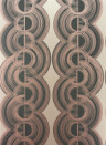 Osborne & Little Wallpaper Lempicka Pale Rose Gold/ Black Rose Gold