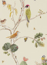 Sanderson Wallpaper Woodland Chorus Cream/ Multi