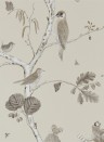 Sanderson Wallpaper Woodland Chorus Sepia/ Neutral