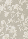 Sanderson Wallpaper Magnolia & Pomegranate Silver/ Linen