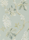 Sanderson Carta da parati Chestnut Tree - Grey Blue/ Sage